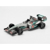 Mașină Formula 1, Mecanism pull-back, jucărie din plastic pentru copii, Silver, 19 cm, 3+ ani