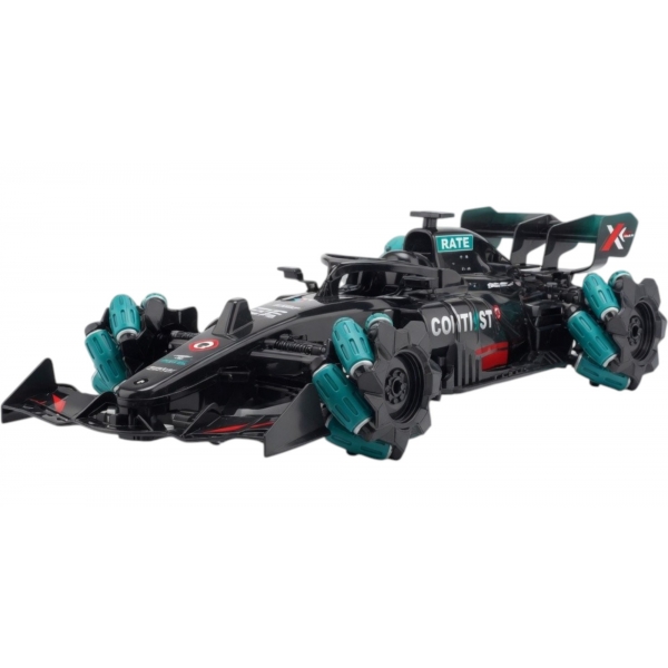 Masina RC Drift 2.4GHz, Scara 1:16, Pentru Copii Cu Roti Rotative 360° Si Lumini LED, Masinuta Stunt Controlata Din Telecomanda 