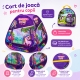 Cort de Joacă pentru Copii cu Tematică Ponei, Dimensiune Mare, 90x72x72 cm, Ușor de Montat, Ideal pentru Cameră sau Grădină, Cul