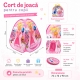 Cort de Joacă pentru Copii cu Tematică Prințesă, Dimensiune Mare, 90x72x72 cm, Ușor de Montat, Ideal pentru Cameră sau Grădină, 