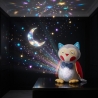 Bufnita De Plus Interactiva Pentru Copii Cu Proiectie Luminoasa Si Muzica, Jucarie De Somn Tip Lampa De Veghe Cu Sunete Relaxant