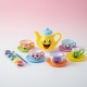 Set Pictura Copii Cu Forme Haioase Si Accesorii Pentru Decorare, Set Creativ DIY Cu Figurine Si Culori Pentru Personalizare, Juc
