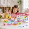 Set Pictura Copii Cu Forme Haioase Si Accesorii Pentru Decorare, Set Creativ DIY Cu Figurine Si Culori Pentru Personalizare, Juc