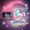 Tabla De Desen Cu Lumini 3D Unicorn Pentru Copii, Set Creativ Cu Ochelari Si Sabloane Pentru Desen Luminos, Jucarie Interactiva 