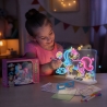 Tabla De Desen Cu Lumini 3D Unicorn Pentru Copii, Set Creativ Cu Ochelari Si Sabloane Pentru Desen Luminos, Jucarie Interactiva 