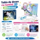 Tabla De Desen Cu Lumini 3D Dinozaur Pentru Copii, Set Creativ Cu Ochelari Si Sabloane Pentru Desen Luminos Neon, Jucarie Intera