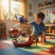 Set Joaca Rescue Team Copii Cu Barca De Salvare Elicopter Si Figurine, Jucarie Interactiva Echipaj Interventie Pentru Joc De Rol