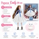 Papusa Emily 29 cm pentru Copii, Papusa Fashion Eleganta cu Rochie si Accesorii Incluse, Jucarie pentru Fete cu Par Lung pentru 
