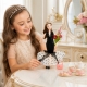 Papusa in Rochie de Seara 29 cm pentru Copii, Papusa Eleganta pentru Fete cu Accesorii si Par Lung pentru Coafat si Styling, Juc
