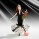 Papusa in Rochie de Seara 29 cm pentru Copii, Papusa Eleganta pentru Fete cu Accesorii si Par Lung pentru Coafat si Styling, Juc
