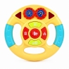 Volan Interactiv Muzical pentru Copii cu Sunete si Lumini, Jucarie Educativa Tip Simulator Auto cu Butoane Interactive si Elemen