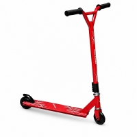 Trotineta Freestyle pentru Copii si Adulti, Trotineta pentru Trick-uri si Salturi cu Cadru Metalic Rezistent, Ghidon Rotativ 360