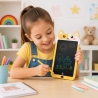Tableta LCD pentru Scris si Desen, Tabla Grafica Educativa Reutilizabila in Forma de Pisicuta, Ecran pentru Desen cu Buton de St