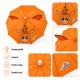 Umbrela pentru Copii cu Design Girafa 3D, Umbrela Colorata pentru Ploaie cu Urechi Decorative, Umbrela Usoara si Rezistenta pent