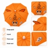 Umbrela pentru Copii cu Design Girafa 3D, Umbrela Colorata pentru Ploaie cu Urechi Decorative, Umbrela Usoara si Rezistenta pent