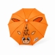 Umbrela pentru Copii cu Design Girafa 3D, Umbrela Colorata pentru Ploaie cu Urechi Decorative, Umbrela Usoara si Rezistenta pentru Fetite si Baieti, Accesoriu pentru Protectie Impotriva Ploii, Portocaliu