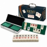 Joc Remi Clasic In Cutie De Aluminiu Cu 106 Piese, Set Joc De Societate Pentru 2-4 Jucatori, Remi Cu Geanta Pentru Depozitare, Joc Pentru Familie Cu Strategie, Gandire Logica Si Concentrare, 7 Ani+, Multicolor