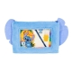 Penar Pufos și Echipat, Disney Stitch, Albastru – Penar Plușat cu Carnetel, Creion, Markere și Gumă, Design 3D Stitch, Dimensiun