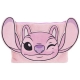 Penar Pufos și Echipat, Disney Stitch, Roz – Penar Plușat cu Carnetel, Creion, Markere și Gumă, Design 3D Stitch, Dimensiune 21 
