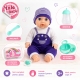 Papusa Bebelus Interactiva Cu 8 Functii Si Accesorii Pentru Copii 3 Ani+, Papusa De Jucarie Cu Biberon, Olita Si Set De Ingrijir