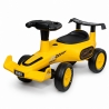 Masinuta Fara Pedale Pentru Copii Cu Muzica Si Lumini, Vehicul Ride On Cu Design Formula 1 Si Volan Directional, Masina De Impins Pentru Interior Si Exterior, Jucarie Pentru Dezvoltarea Echilibrului Si Motricitatii, Galben