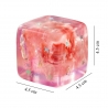 Cub Fidget 3D, Model Cub de Gheata Stele Maritime, Jucarie Antistres pentru Copii/Adulti, Comprimabil cu Revenire Lenta, g cm