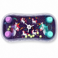 Joc Acvatic Interactiv Unicorn Pentru Copii, Jucarie De Indemanare Cu Apa Si Inele, Joc Manual Cu Butoane Pentru Dezvoltarea Coo