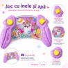 Joc Cu Apa Tip Consola Unicorn Pentru Copii, Jucarie Acvatica Interactiva Cu Inele Si Butoane, Joc Manual Portabil De Indemanare