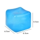 Cub Fidget 3D de Gheata, Model Simplu, Jucarie Antistres din Maltoza, 110 g, 4.5x4.5x4.5 cm, Comprimabil cu Revenire Lenta, Alba