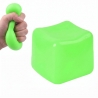 Cub Fidget 3D de Gheata, Model Simplu, Jucarie Antistres din Maltoza, 110 g, 4.5x4.5x4.5 cm, Comprimabil cu Revenire Lenta, Verd