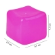 Cub Fidget 3D de Gheata, Model Simplu, Jucarie Antistres din Maltoza, 110 g, 4.5x4.5x4.5 cm, Comprimabil cu Revenire Lenta, Mov
