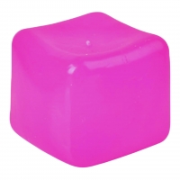 Cub Fidget 3D de Gheata, Model Simplu, Jucarie Antistres din Maltoza, 110 g, 4.5x4.5x4.5 cm, Comprimabil cu Revenire Lenta, Mov