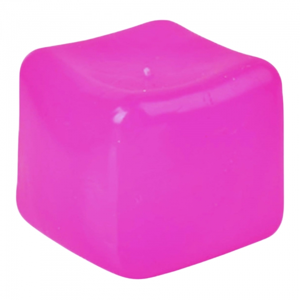 Cub Fidget 3D de Gheata, Model Simplu, Jucarie Antistres din Maltoza, 110 g, 4.5x4.5x4.5 cm, Comprimabil cu Revenire Lenta, Mov