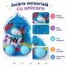 Joc Acvatic Unicornul Visator Pentru Copii, Jucarie Interactiva De Indemanare Cu Apa Si Inele, Joc Manual Portabil Cu Butoane Pe