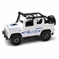 Masina De Politie Offroad De Asamblat Pentru Copii, Jucarie DIY Cu Vehicul Politie De Constructie, Masina Off Road Cu Elemente D