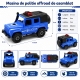 Masina De Politie Offroad De Asamblat Pentru Copii, Jucarie DIY Cu Vehicul Politie De Constructie, Masina Off Road Cu Elemente D