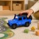 Masina De Politie Offroad De Asamblat Pentru Copii, Jucarie DIY Cu Vehicul Politie De Constructie, Masina Off Road Cu Elemente D
