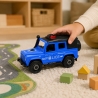 Masina De Politie Offroad De Asamblat Pentru Copii, Jucarie DIY Cu Vehicul Politie De Constructie, Masina Off Road Cu Elemente D