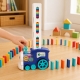 Joc Domino Cu Locomotiva Automata Pentru Copii, Tren Cu Ordonare Automata Piese Domino, Jucarie Interactiva Cu Sunete Si Directi
