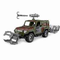 Set Militar De Salvare Cu Masina Tactica Pentru Copii, Vehicul De Interventie Cu Accesorii De Capturare Dinozauri, Jucarie Off R