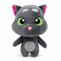 Jucarie Interactiva De Plus New Talking Tom Mini Friends Pentru Copii, Pisicuta Vorbitoare Cu Functie De Repetare Vocala Si Sunete Originale, Plus Moale Talking Tom Cu Efecte Interactive Si Voce Amuzanta, Multicolor