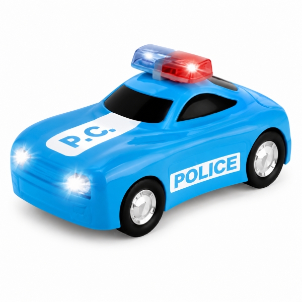 Masina De Patrulare Magnetica Inteligenta Cu Lumini, Muzica Si Traseu Inclus, Masinuta Politie Cu Urmarire Automata A Liniei, Ve