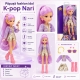 Papusa Cantareata Nari K-Pop Idol Cu Par Lung Si Tinuta De Scena, Jucarie Fashion Articulata Pentru Fetite 3 Ani+, Set Cu Microf