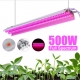 Lampa dubla pentru cresterea plantelor, 50 cm, T5, tehnologie LED, nu afecteaza plantele, potrivit pentru intregul ciclu de cres