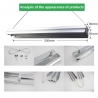 Lampa dubla pentru cresterea plantelor, 50 cm, T5, tehnologie LED, nu afecteaza plantele, potrivit pentru intregul ciclu de cres