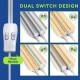 Lampa dubla pentru cresterea plantelor, 50 cm, T5, tehnologie LED, nu afecteaza plantele, potrivit pentru intregul ciclu de cres