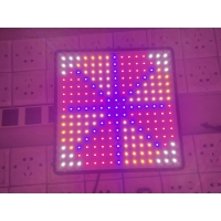 Lampa LED 15W, pentru cresterea plantelor in interior, material ABS, cu agatatoare, 25 x 25 cm, multicolor