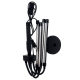 Lampa UV pentru cresterea plantelor, conectare la retea, 20W, 4 capete, 72 LED-uri, ajustabila pana la 66.5 cm, Lumina Alb Mov