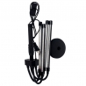 Lampa UV pentru cresterea plantelor, conectare la retea, 20W, 4 capete, 72 LED-uri, ajustabila pana la 66.5 cm, Lumina Alb Mov