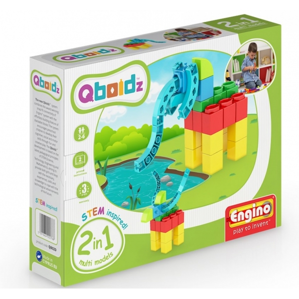 Set de constructie-Engino QBOIDZ 2 IN 1 MULTIMODELS (ELEPHANT)